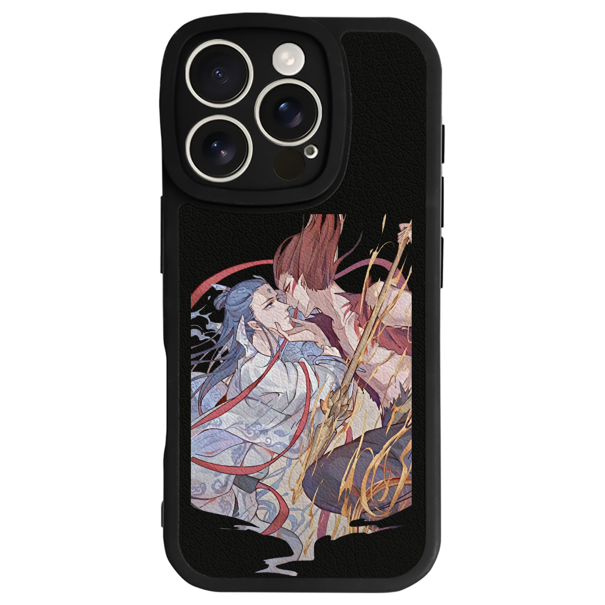 （画像用） Ne Zha 2 ナタ 魔童の大暴れ 【iPhone 16シリーズ対応】シリコンスマホケース（レザー調） 材質：シリコン